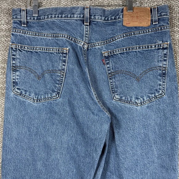 Vintage Levi's 505 Jeans Men's Size 40x32‎ Regular Fit Blue Denim Made USA 2001 - Picture 1 of 12